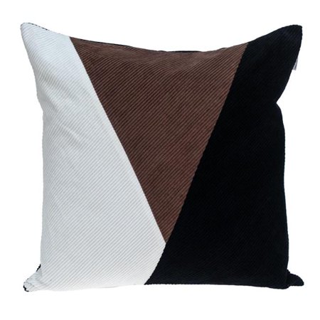 Parkland Collection Arcas Transitional Multicolor Throw Pillow 20" x 20" Brown