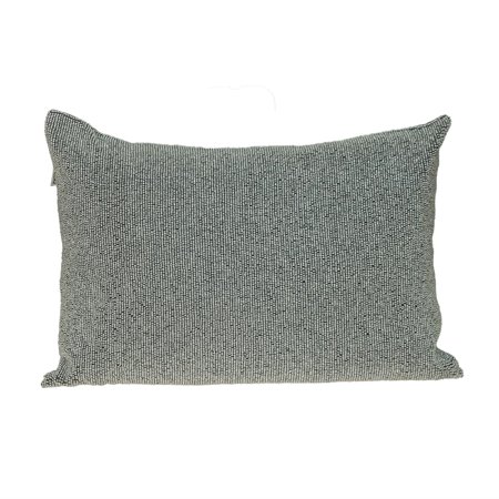 Parkland Collection Aster Transitional Beaded Throw Pillow - 14" x 20" Silver