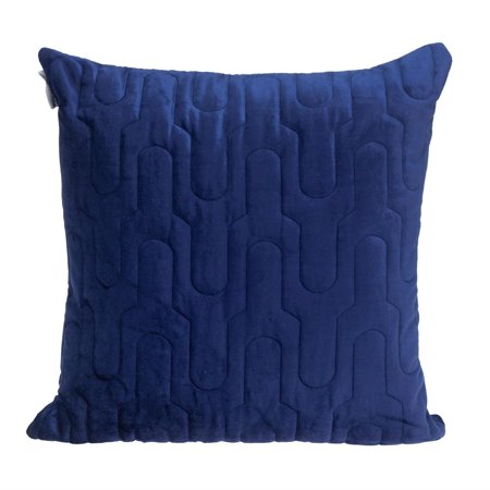 Parkland Collection Basil Transitional Quilted Throw Pillow - 20" x 20" Blue