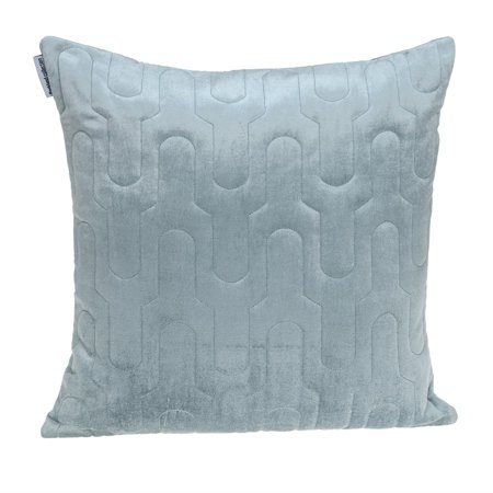 Parkland Collection Basil Transitional Quilted Throw Pillow - 20" x 20" Gray