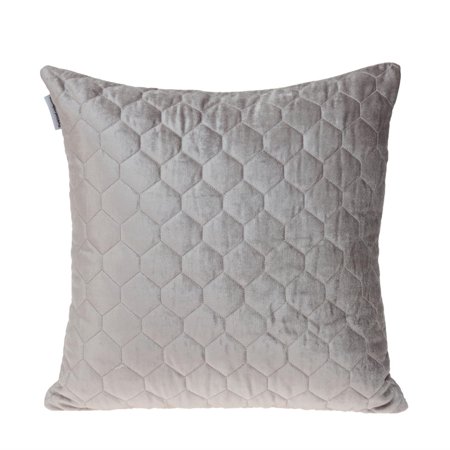 Parkland Collection Bazyli Transitional Quilted Throw Pillow 20" x 20" Taupe