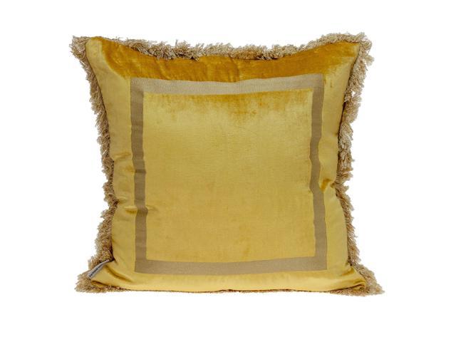 Parkland Collection Catia Transitional Throw Pillow 20" x 20" Yellow
