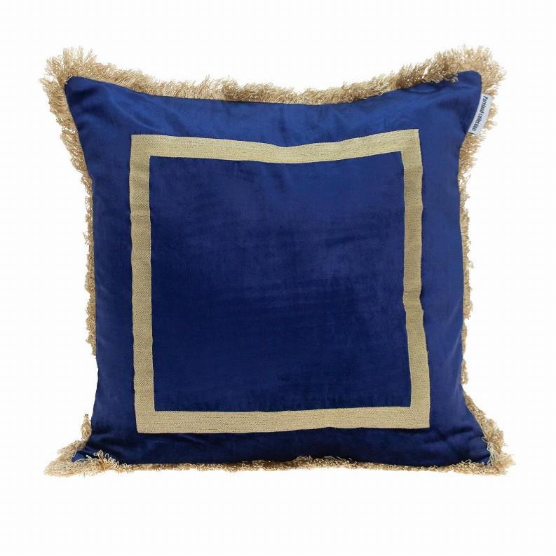 Parkland Collection Catia Transitional Throw Pillow 20" x 20" Blue