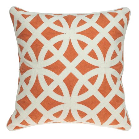 Parkland Collection ChaNO Orange Throw Pillow