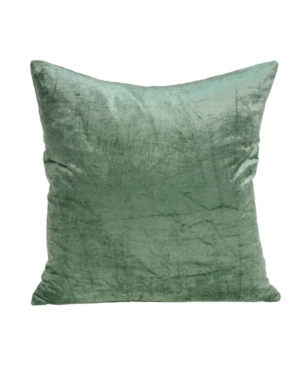 Parkland Collection Charlotte Green Solid Throw Pillow