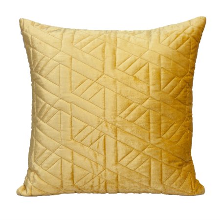 Parkland Collection Delta Transitional Quilted Throw Pillow - 20" x 20" Yellow