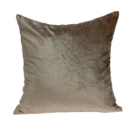 Parkland Collection Druzy Taupe Solid Throw Pillow