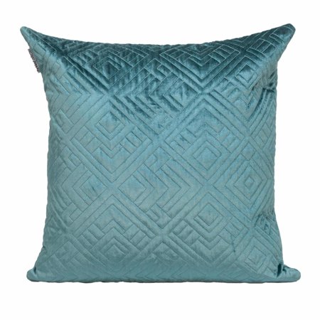 Parkland Collection Eris Transitional Quilted Throw Pillow - 20" x 20" Teal