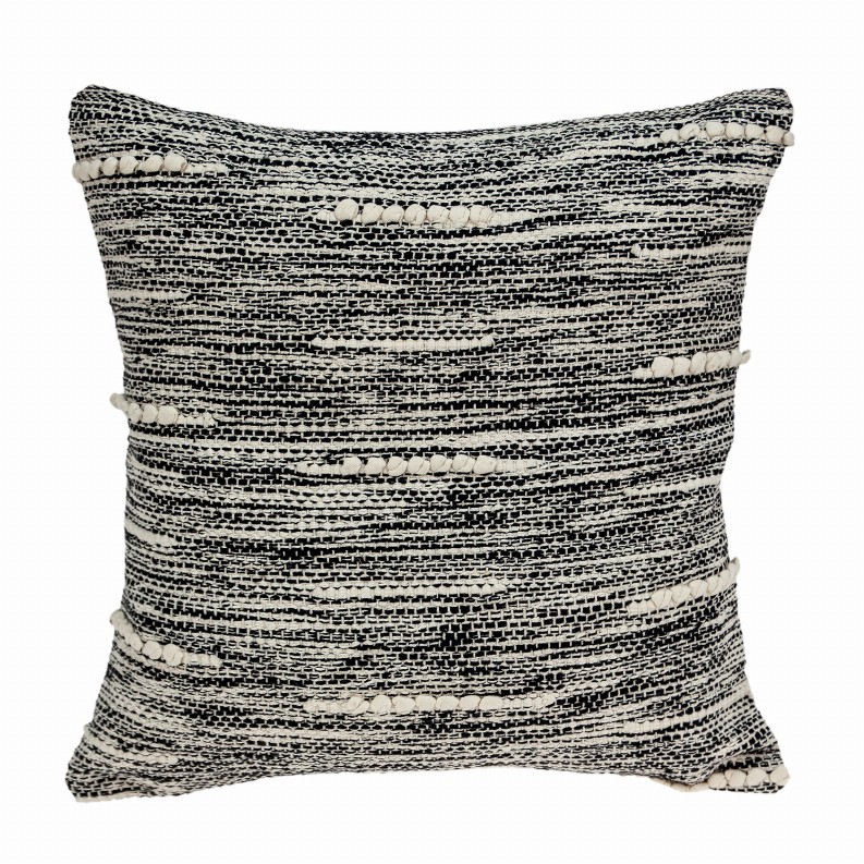 Parkland Collection Fresa Transitional Beige Pillow Cover With Poly Insert