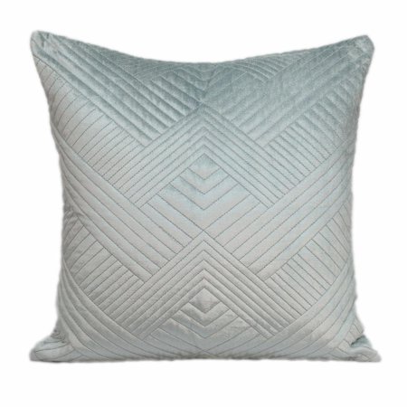 Parkland Collection Gaia Transitional Quilted Throw Pillow - 20" x 20" Gray