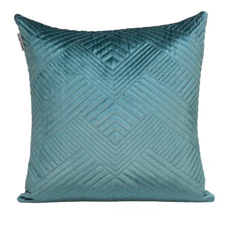 Parkland Collection Gaia Transitional Quilted Throw Pillow - 20" x 20" Teal
