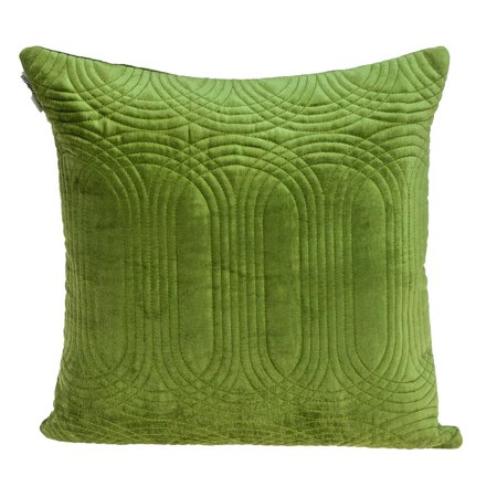 Parkland Collection Iphis Transitional Quilted Throw Pillow 20" x 20" Olive
