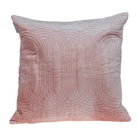 Parkland Collection Iphis Transitional Quilted Throw Pillow 20" x 20" Pink