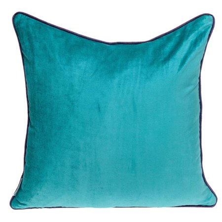 Parkland Collection Khole Transitional Multicolor Reversible Throw Pillow Teal