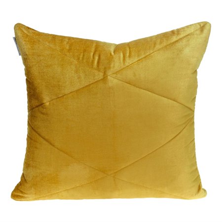 Parkland Collection Koko Transitional Quilted Throw Pillow 20" x 20" Yellow