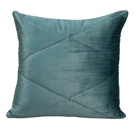 Parkland Collection Koko Transitional Quilted Throw Pillow 20" x 20" Teal