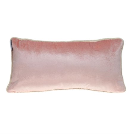 Parkland Collection Maia Transitional Multicolor Reversible Throw Pillow 12" x 24" Pink