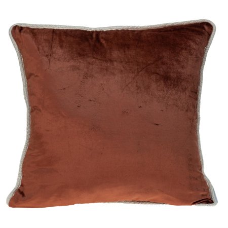 Parkland Collection Maia Transitional Multicolor Reversible Throw Pillow 20" x 20" Brown