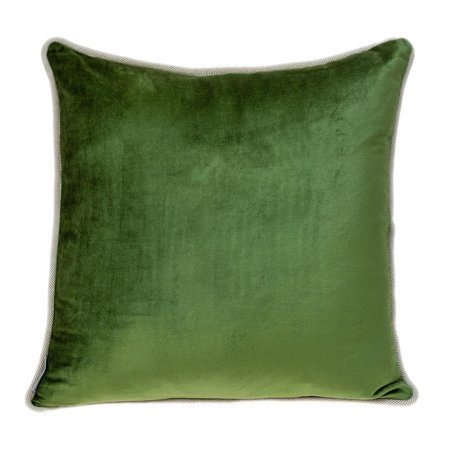 Parkland Collection Maia Transitional Multicolor Reversible Throw Pillow 20" x 20" Olive