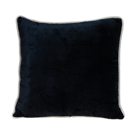 Parkland Collection Maia Transitional Multicolor Reversible Throw Pillow 20" x 20" Black
