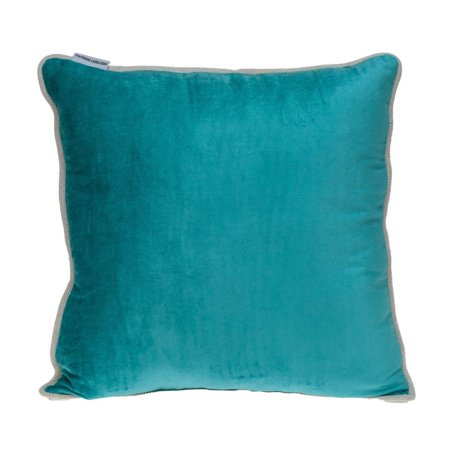 Parkland Collection Maia Transitional Multicolor Reversible Throw Pillow 20" x 20" Teal
