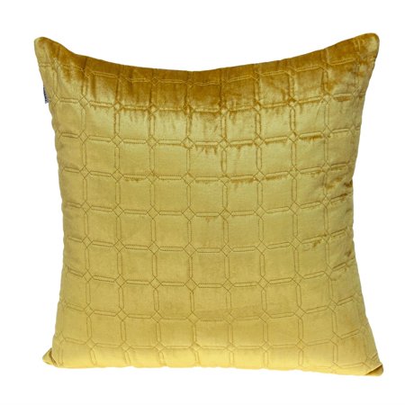 Parkland Collection Marrisa Transitional Quilted Throw Pillow - 20" x 20" Yellow