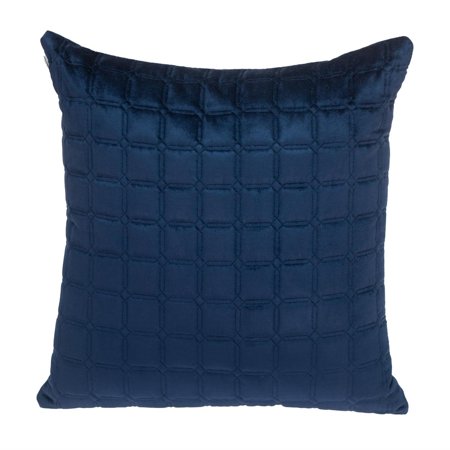 Parkland Collection Marrisa Transitional Quilted Throw Pillow - 20" x 20" Blue/Navy