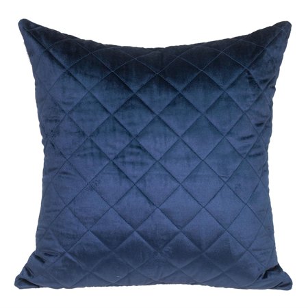 Parkland Collection Milo Transitional Quilted Throw Pillow 20" x 20" Navy