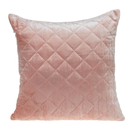 Parkland Collection Milo Transitional Quilted Throw Pillow 20" x 20" Pink