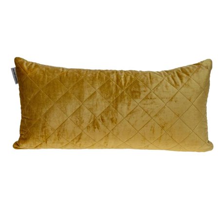 Parkland Collection Milo Transitional Quilted Throw Pillow 12" x 24" Yellow