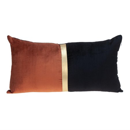 Parkland Collection Myra Transitional Multicolor Bolster Throw Pillow Multicolor 2