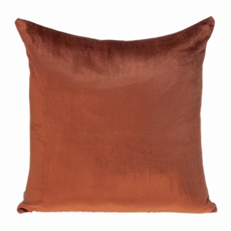 Parkland Collection Nerine Transitional Multicolor Reversible Throw Pillow Burnt Orange