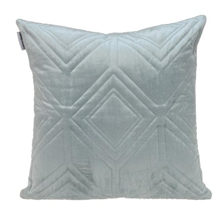 Parkland Collection Reta Transitional Quilted Throw Pillow 20" x 20" Gray