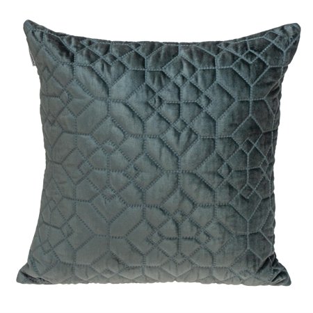 Parkland Collection Sora Transitional Quilted Throw Pillow 20" x 20" Charcoal