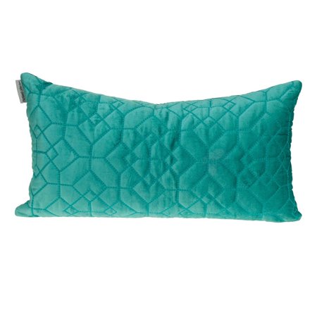 Parkland Collection Sora Transitional Quilted Throw Pillow 12" x 24" Aqua
