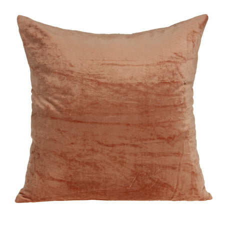 Parkland Collection Sunstone Orange Solid Throw Pillow