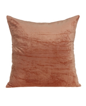 Parkland Collection Sunstone Orange Solid Throw Pillow