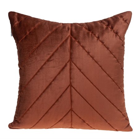 Parkland Collection Tobyn Transitional Quilted Throw Pillow 20" x 20" Burnt Orange