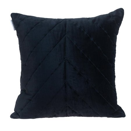 Parkland Collection Tobyn Transitional Quilted Throw Pillow 20" x 20" Black