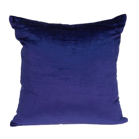 Parkland Collection Topaz Royal Blue Solid Throw Pillow