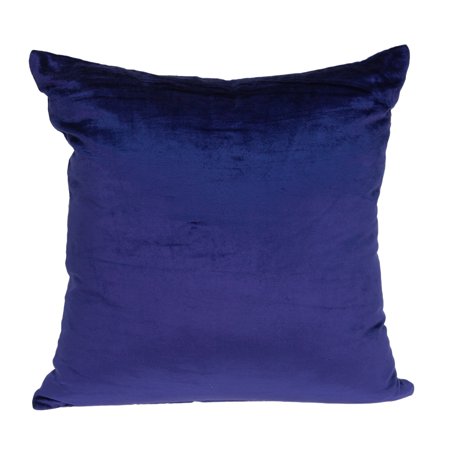 Parkland Collection Topaz Royal Blue Solid Throw Pillow