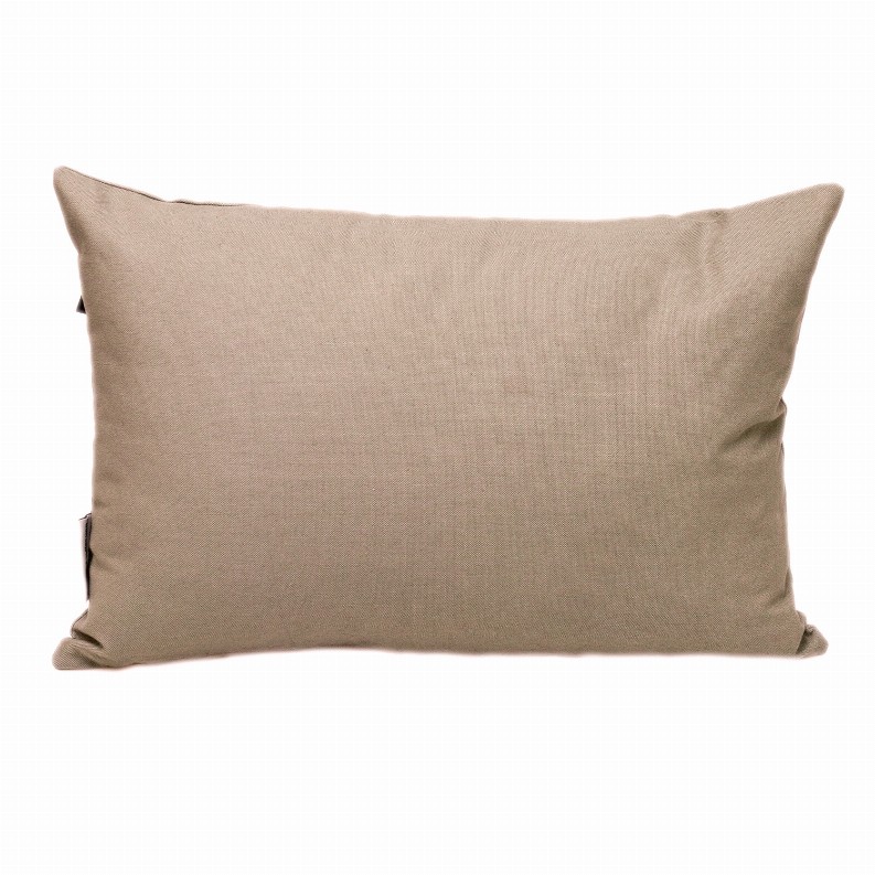 Parkland Collection Transitional Solid Rectangle Pillow 18" x 12" Grey