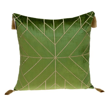 Parkland Collection Zella Transitional Throw Pillow 20" x 20" Olive
