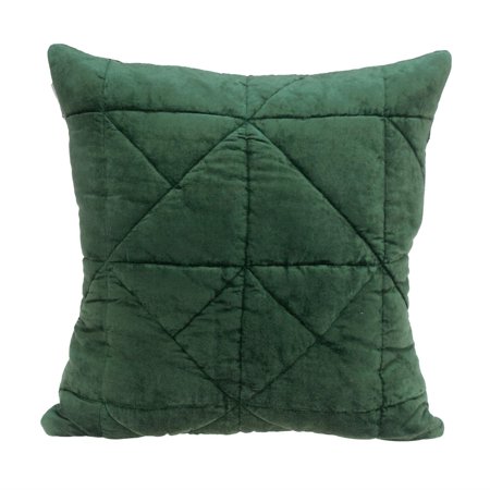 Parkland Collection Zoe Transitional Quilted Throw Pillow - 20" x 20" Green