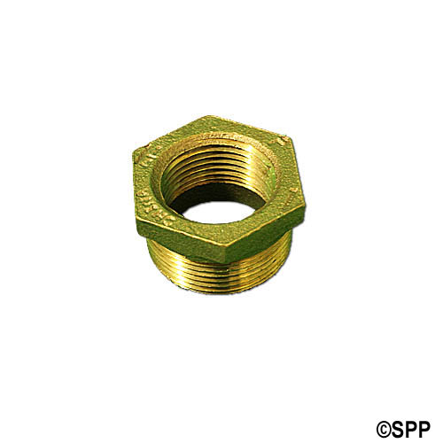 Adapter Bushing, Heater, 1-1/4"MPT x 1"FPT