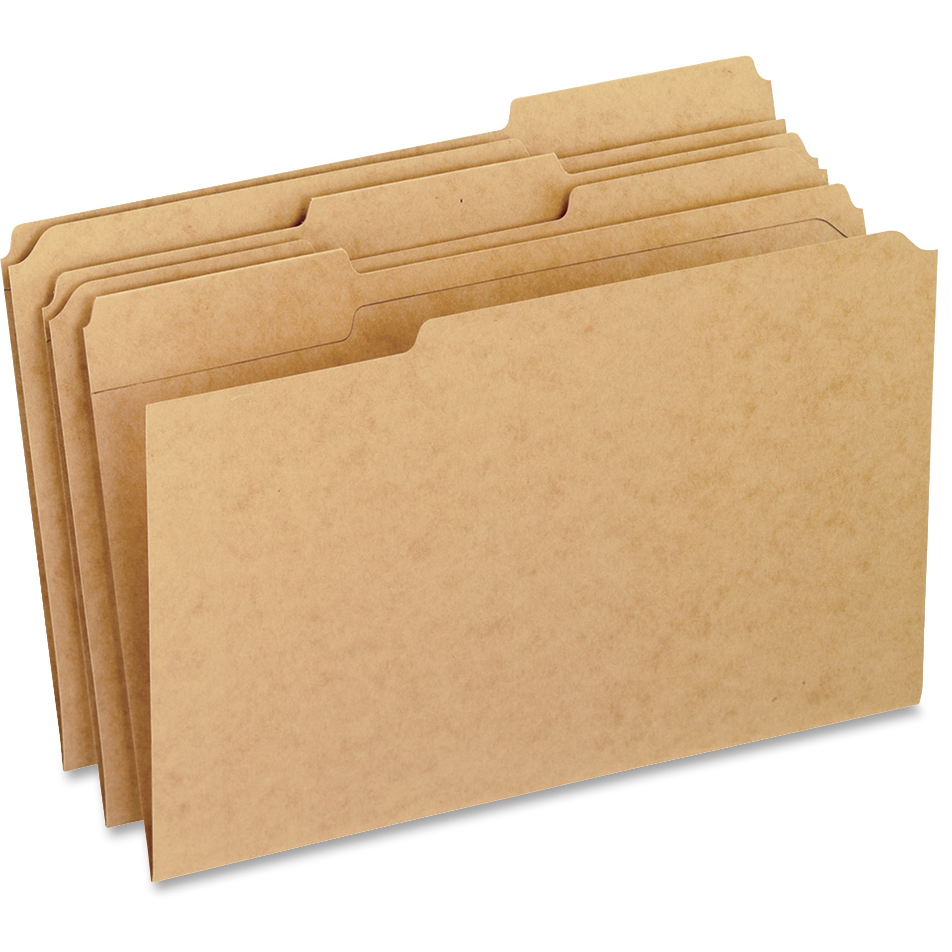Pendaflex 1/3 Tab Cut Legal Recycled Top Tab File Folder - 8 1/2" x 14" - 3/4" Expansion - Kraft - 10% Fiber Recycled - 100 / Bo