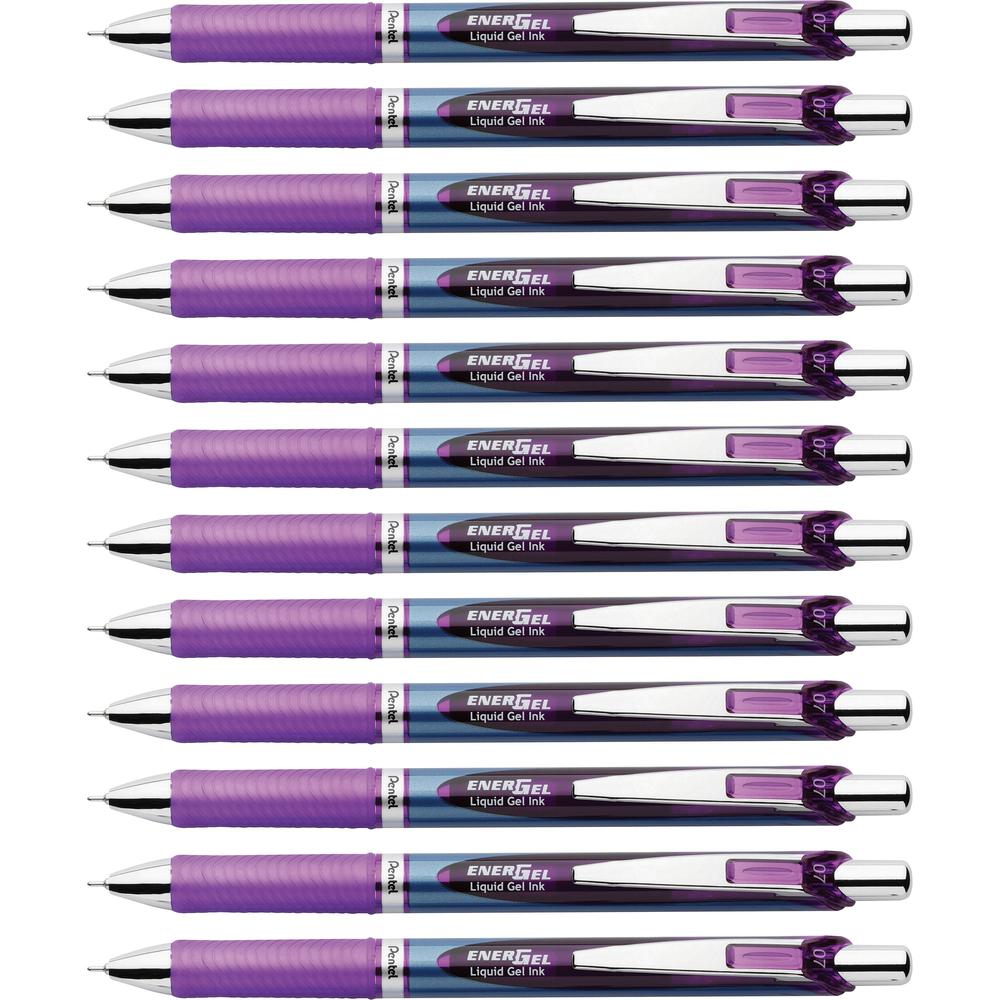 Pentel EnerGel RTX Liquid Gel Pens - Medium Pen Point - 0.7 mm Pen Point Size - Needle Pen Point Style - Refillable - Retractabl