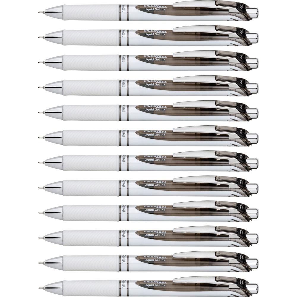 Pentel EnerGel Pearl Liquid Gel Pens - Fine Pen Point - 0.5 mm Pen Point Size - Needle Pen Point Style - Refillable - Retractabl