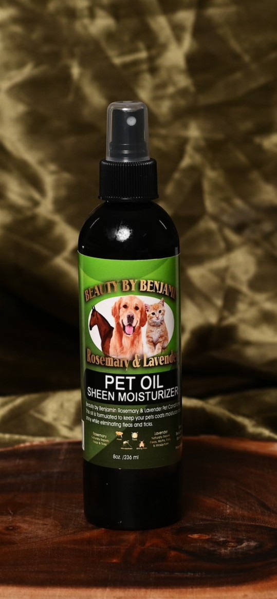Rosemary and Lavender Pet Sheen Oil Moisturizer
