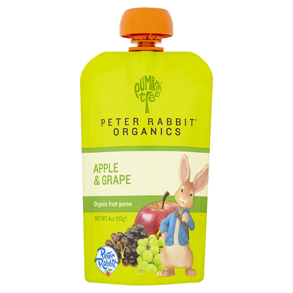 Peter Rabbit Organics Fruit SqueezeApple And Grape (10x4Oz)